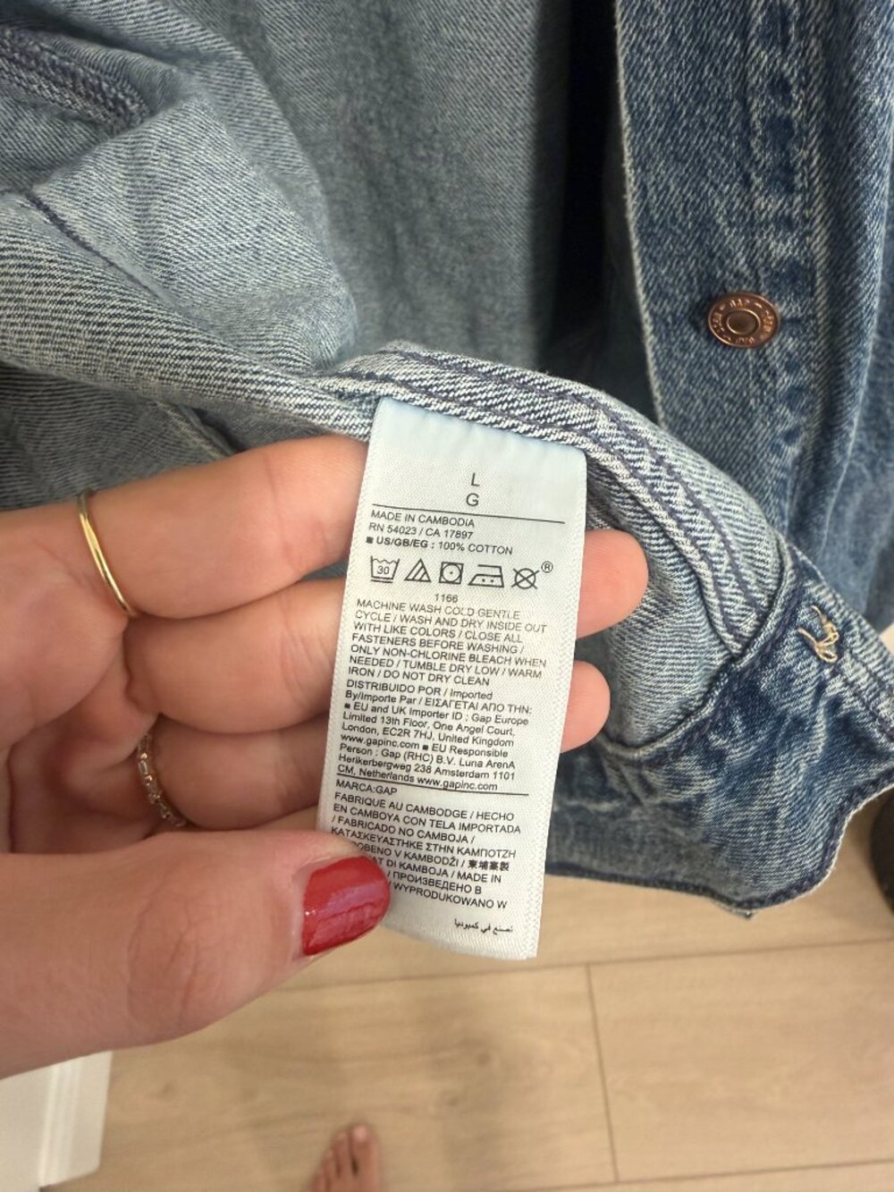 Gap × DÔEN Oversized Icon Denim Jacket - Picture 3 of 6